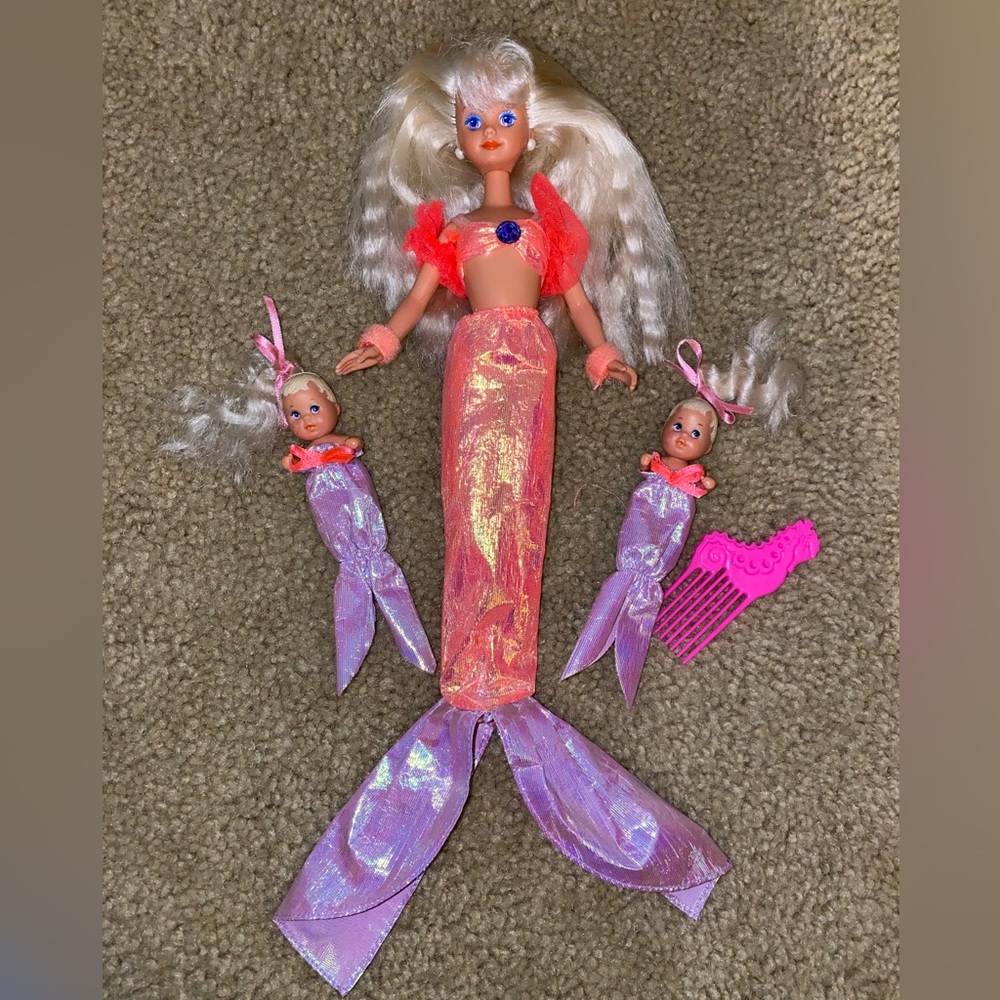 Rare Vintage Mermaid Barbie and Skipper - Picture 4 of 7
